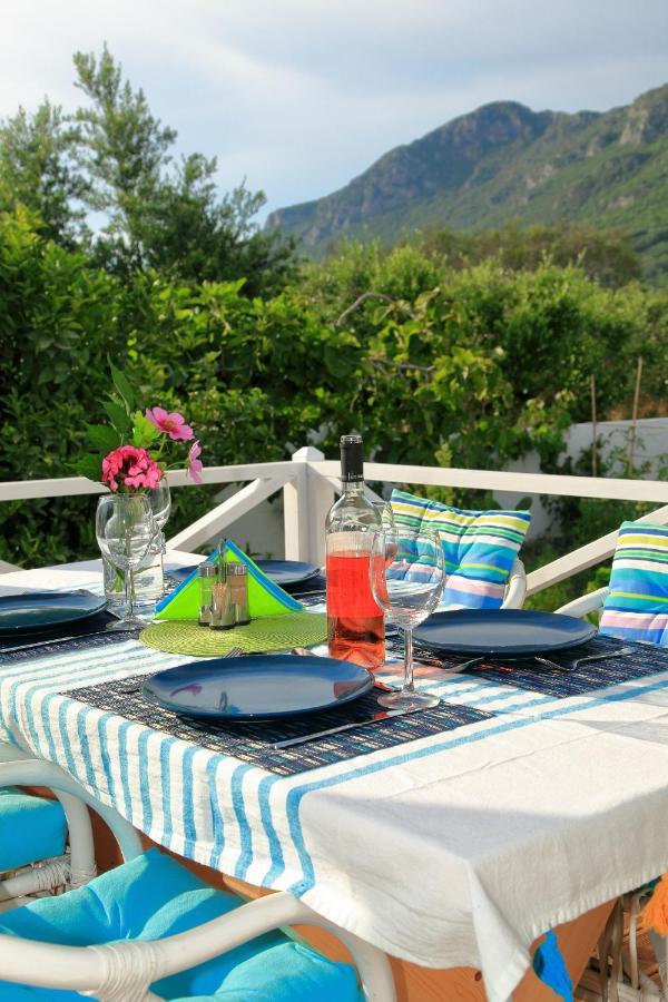 Blue Sky Cottage, Kanouli Beach CChalikounas Buitenkant foto