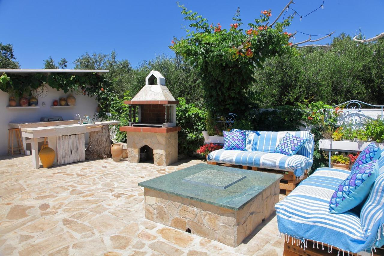 Blue Sky Cottage, Kanouli Beach CChalikounas Buitenkant foto