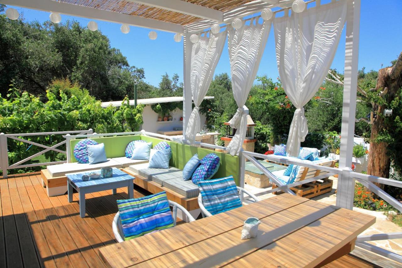 Blue Sky Cottage, Kanouli Beach CChalikounas Buitenkant foto
